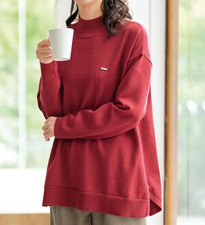 BELLUNA（ベルーナ）の「もちもちニットゆったり快適チュニック（チュニック）」｜詳細画像