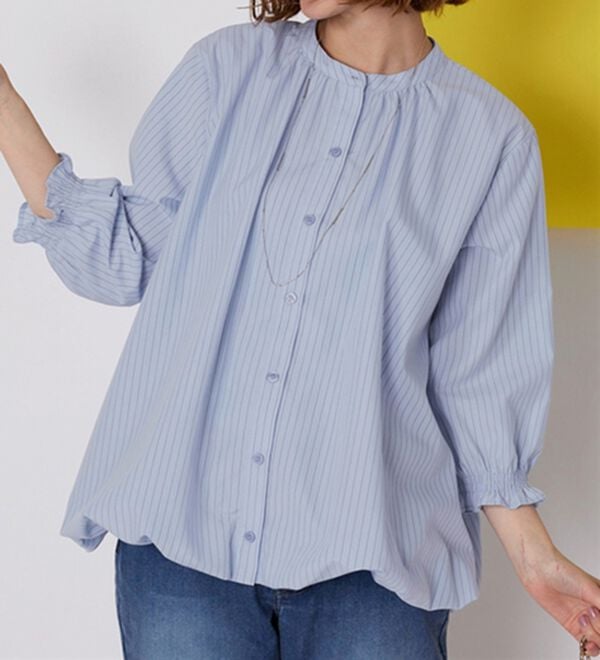 BELLUNA（ベルーナ）の「袖シャーリングバルーンブラウス（ブラウス）」｜詳細画像
