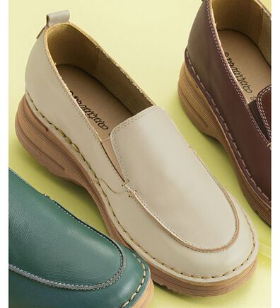 ルフラン（ルフラン）の「＜トゥビーコンティニュード＞４Ｅ牛革モカシンシューズ（フラットシューズ）」