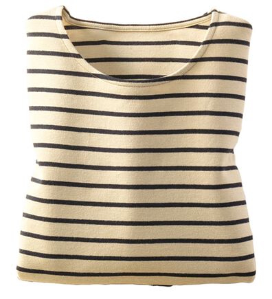 BELLUNA（ベルーナ）の「＜＆ｃｏｃｏｃｈｉ＞ハピネスコットン１００％なめらかボーダープルオーバー（カットソー）」