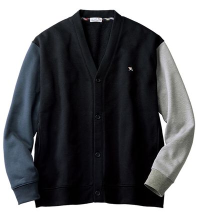 「＜アーノルド　パーマー＞さっと羽織れるスウェットカーデ（メンズカーディガン）」