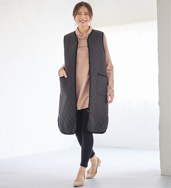 LAVIENNE（ラヴィエンヌ）の「選べる丈がうれしい綿１００％スパッツ（肌着・インナーウェア）」｜詳細画像