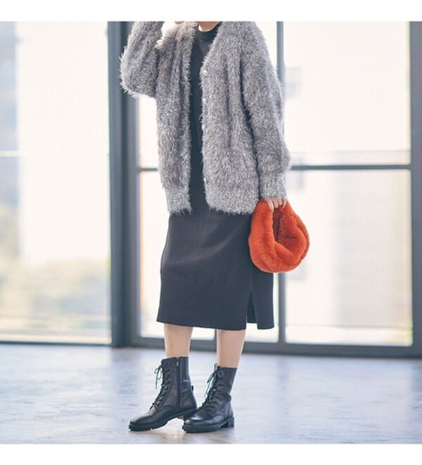 RANAN（ラナン）の「ラメ2WAYシャギーニットカーディガン（ニットカーディガン）」｜詳細画像