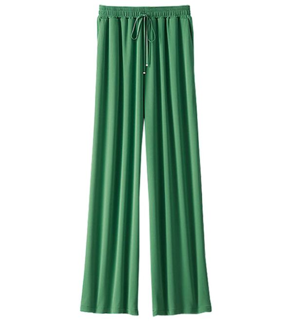 BELLUNA（ベルーナ）の「シャリさら！快適ドロストワイドパンツ（ワイドパンツ・ガウチョ）」｜詳細画像