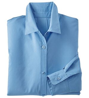 BELLUNA（ベルーナ）の「＜ＳＯＬＯＴＥＸ（Ｒ）＞ストレッチビッグシャツ（シャツ）」｜ブルー