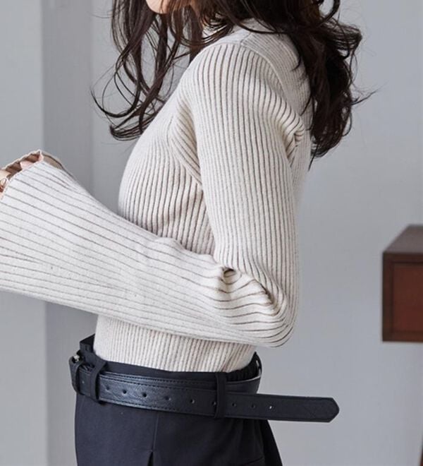 RANAN（ラナン）の「フレアースリーブニュアンスカラーニット（ニット・セーター）」｜詳細画像