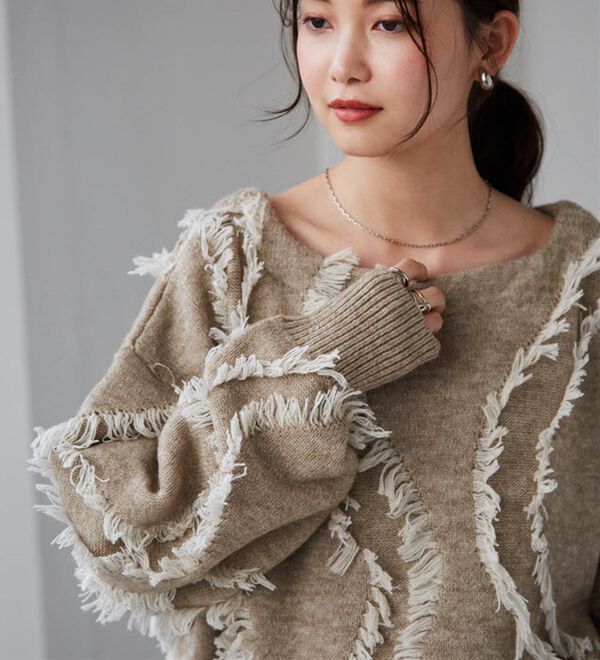 Russelino ラッセルノ アートプリント セーター Russelino ラッセルノ アートプリント セーター