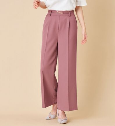 alotta（アロッタ）の「ビット付ワイドパンツ（ワイドパンツ・ガウチョ）」