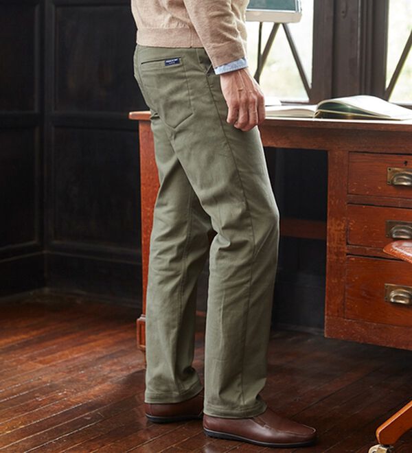 「＜コムルヴァン・オム・ウェルネス＞すっきりはける腰らくパンツ（メンズフルレングスパンツ）」｜詳細画像