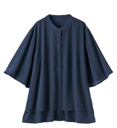 BELLUNA（ベルーナ）の「ふわり涼やか！楊柳シフォンフレアー袖ブラウス（ブラウス）」