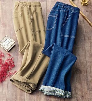 ルフラン（ルフラン）の「【２本組】ちょうどいい！ワイドパンツ（ワイドパンツ・ガウチョ）」｜2本組