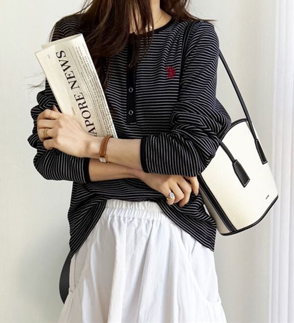 GeeRA（ジーラ）の「【U.S.POLOASSN】ワッフルヘンリーネックカットソー（カットソー）」｜詳細画像