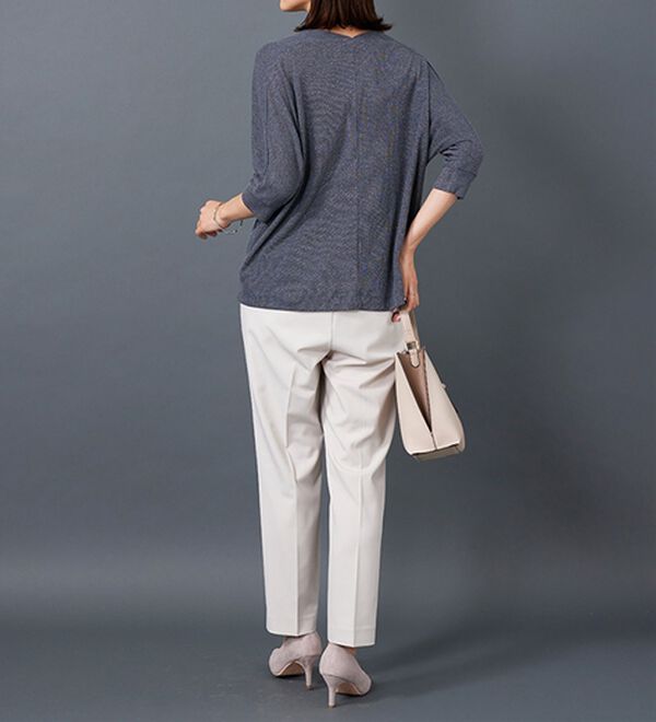 BELLUNA（ベルーナ）の「ラメ調ドルマンプルオーバー（カットソー）」｜詳細画像