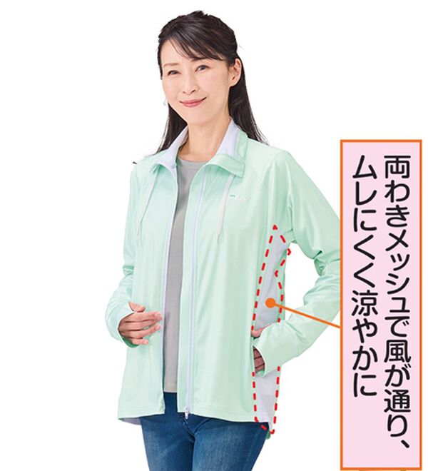 「＜ＦＩＬＡ＞涼感ＵＶカットパーカ（パーカー）」｜詳細画像