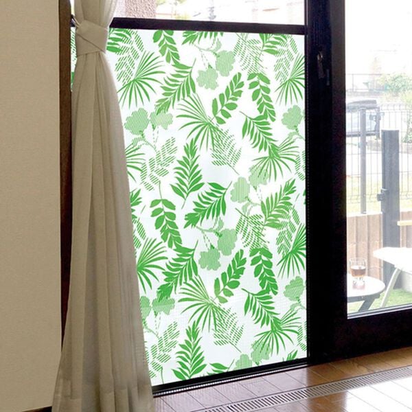 「網戸用目隠しシート２枚組（その他日用品・趣味雑貨）」｜グリーン