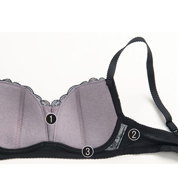 LAVIENNE（ラヴィエンヌ）の「ウイング「小さく見せるブラ」（ブラジャー）」｜詳細画像