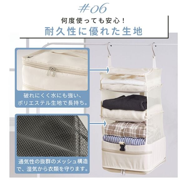 iellio（イエリオ）の「吊り下げ圧縮トラベルポーチ（その他日用品・趣味雑貨）」｜詳細画像