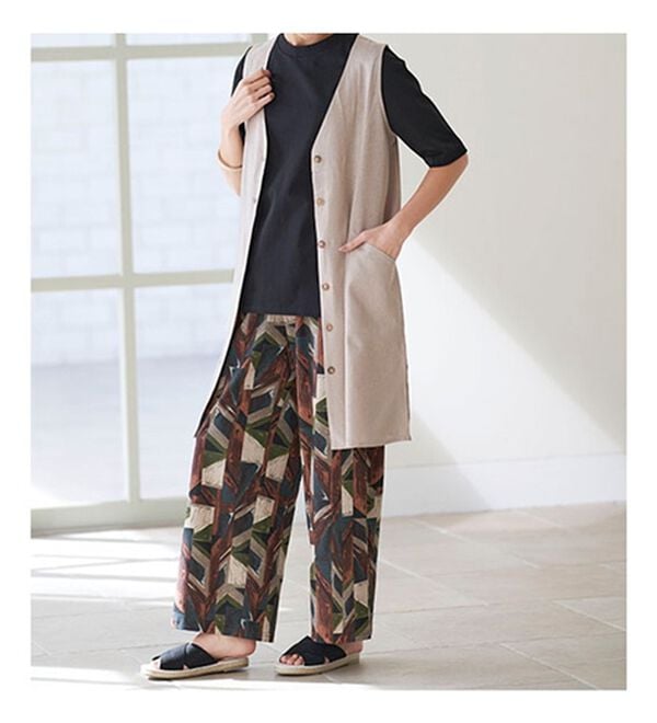 BELLUNA（ベルーナ）の「綿１００％抗菌防臭汗ジミ対策プルオーバー（カットソー）」｜詳細画像