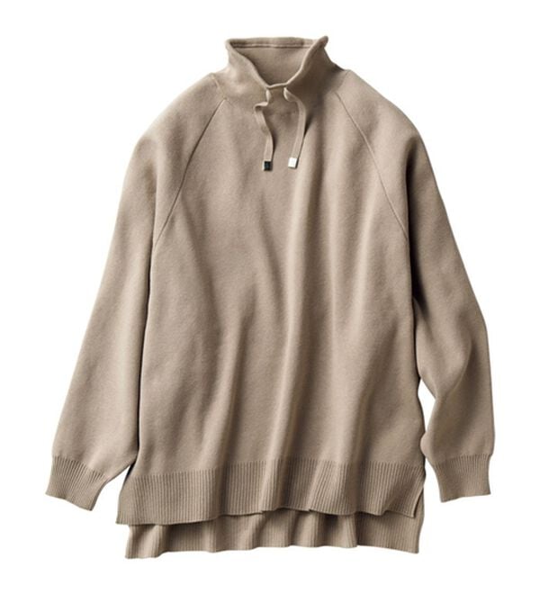 VINNO（ヴィノ）の「軽ハリ！モモンガニットプルオーバー（カットソー）」｜詳細画像