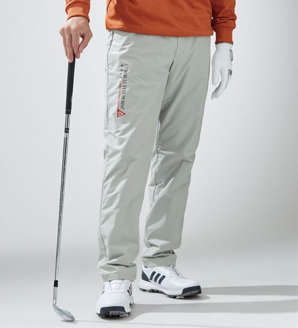「＜コムルヴァン・オム・ゴルフ＞快適ストレッチ中わたパンツ（メンズフルレングスパンツ）」｜詳細画像