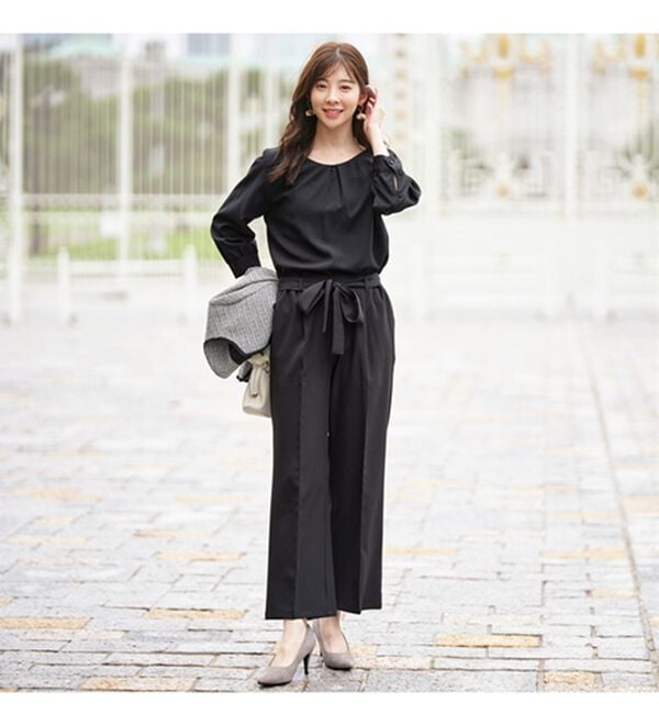 GeeRA（ジーラ）の「【4点セット】入学式も卒業式も！パンツが選べるセレモニーツイードジャケットスーツ（パンツスーツ）」｜詳細画像