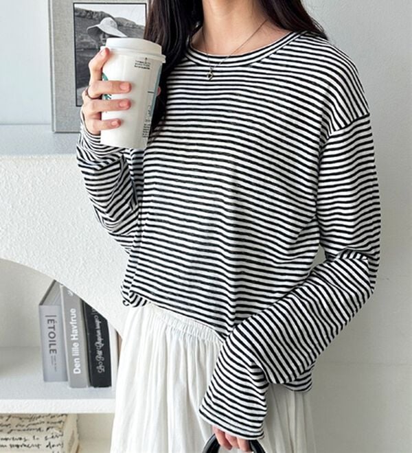 GeeRA（ジーラ）の「着回し自在！スラブシアートップス（カットソー）」｜詳細画像