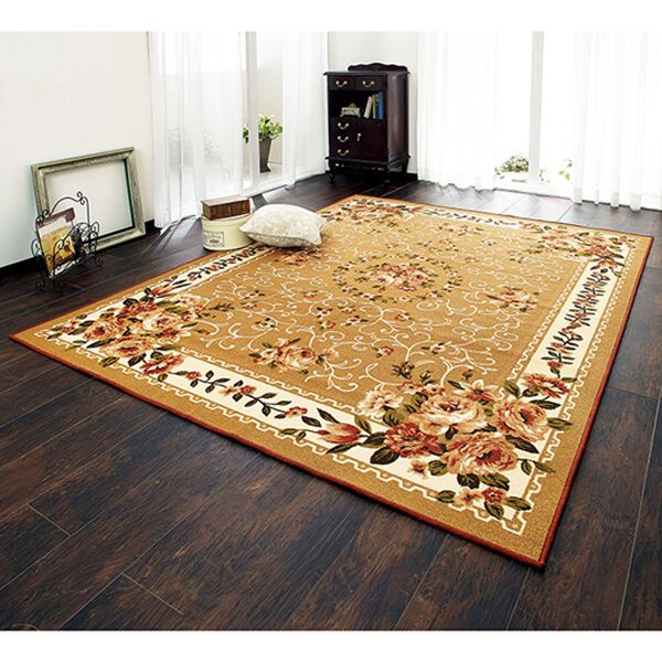 「絵羽柄はっ水加工カーペット（カーペット）」｜詳細画像