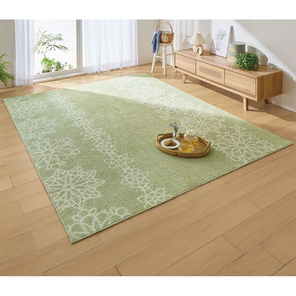 「洗えるサラっと綿入り防ダニ抗菌加工カーペット（カーペット）」｜詳細画像