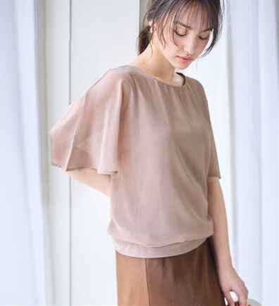 alotta（アロッタ）の「インナー付きドルマンブラウス（ブラウス）」