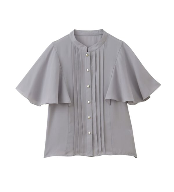 RANAN（ラナン）の「【新色追加】ひんやり！ピンタックフレアー袖ブラウス（ブラウス）」｜詳細画像