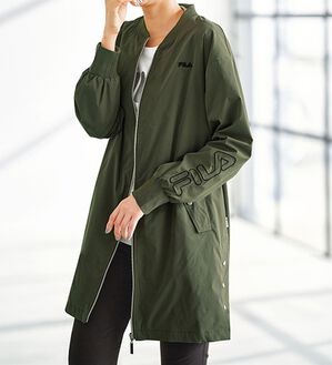 BELLUNA（ベルーナ）の「＜ＦＩＬＡ＞リブ使いはっ水ロングブルゾン（ブルゾン）」｜詳細画像