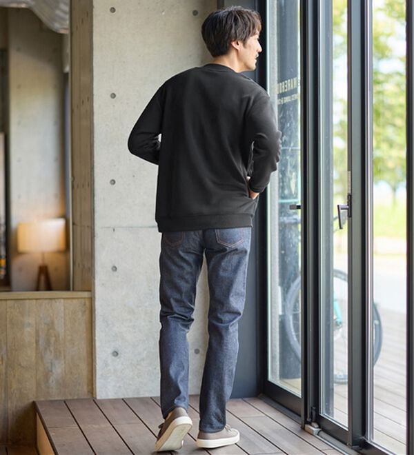REMEN'S（リメンズ）の「【裏起毛】スタンドネックトレーナー（メンズトレーナー）」｜詳細画像