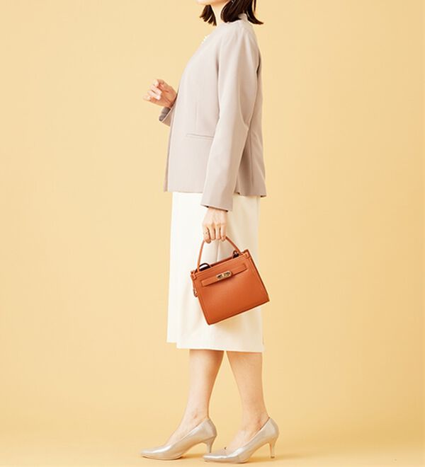 セレモニースタイル〉ノーカラージャケット - ベルーナ【公式】