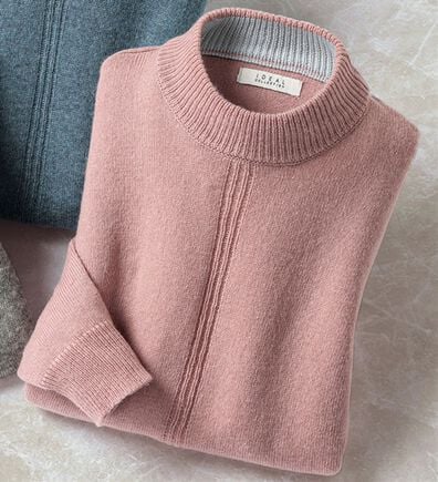 「アルパカ入りスマートセーター（メンズニット・セーター）」