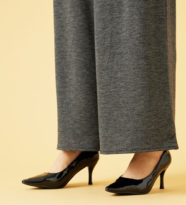 BELLUNA（ベルーナ）の「ウエスト楽々！キレイ見えワイドパンツ（ワイドパンツ・ガウチョ）」｜詳細画像