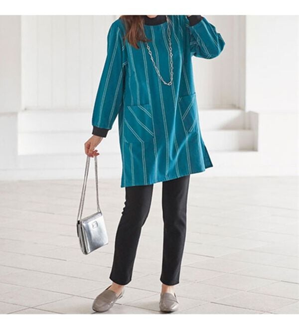 BELLUNA（ベルーナ）の「静電防止付裏ファー素材レギンス（フルレングスパンツ）」｜詳細画像