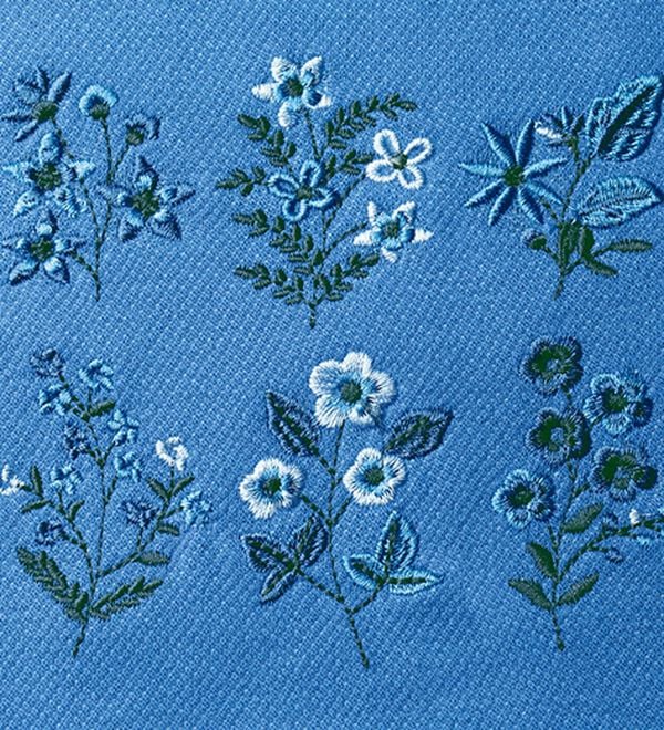 「【３枚組】刺しゅうが可愛い！デニム調裏シャギーかっぽう（エプロン）」｜詳細画像