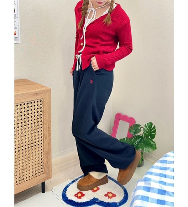 GeeRA（ジーラ）の「【U.S. POLO ASSN.】裏起毛スウェットパンツ（その他パンツ）」｜詳細画像