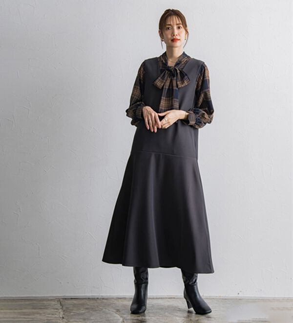 Pierrot（ピエロ）の「選べる柄２ｗａｙリボンブラウス（ブラウス）」｜詳細画像