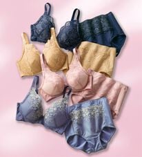 LAVIENNE（ラヴィエンヌ）の「【上下別売】大人のプチプラ！ノンワイヤーブラ／ショーツ（ブラジャー）」
