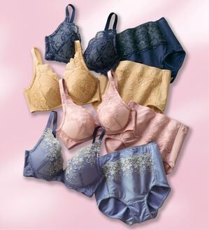 LAVIENNE（ラヴィエンヌ）の「【上下別売】大人のプチプラ！ノンワイヤーブラ／ショーツ（ブラジャー）」｜詳細画像