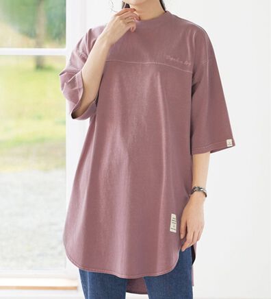 BELLUNA（ベルーナ）の「ビンテージ風コットン１００％刺しゅう入りチュニック（チュニック）」