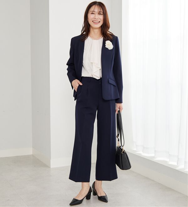 BELLUNA（ベルーナ）の「＜Ｃ／Ｓ＞センタータックワイドパンツ（ワイドパンツ・ガウチョ）」｜詳細画像