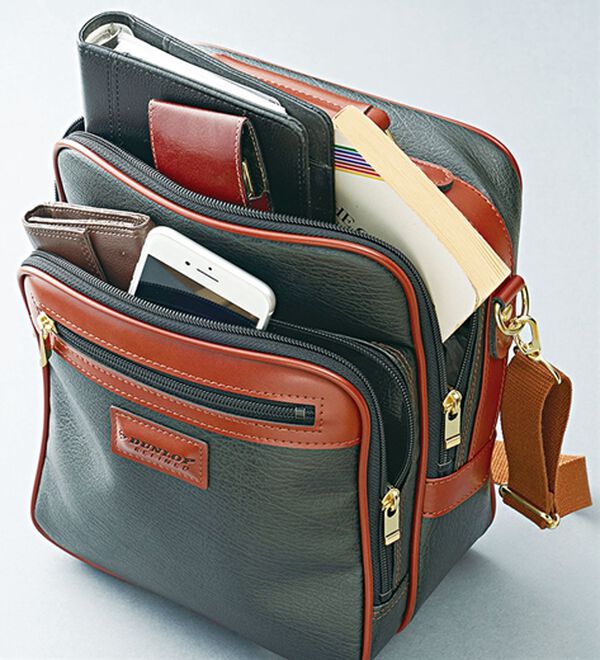 「＜ダンロップ・リファインド＞豊岡製多機能ショルダーバッグ（メンズショルダーバッグ）」｜詳細画像