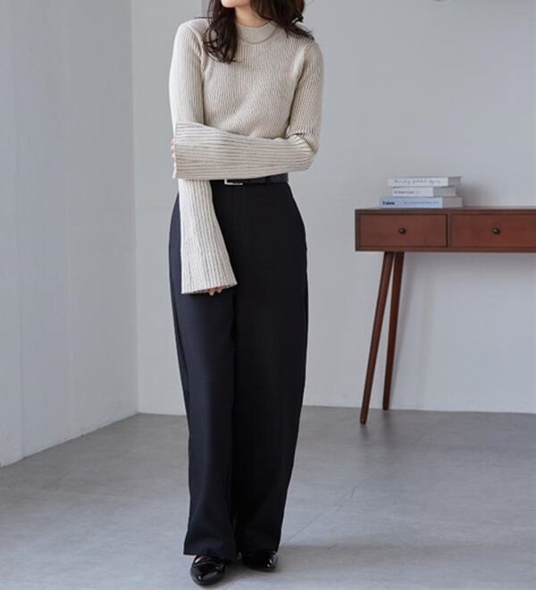 RANAN（ラナン）の「フレアースリーブニュアンスカラーニット（ニット・セーター）」｜詳細画像