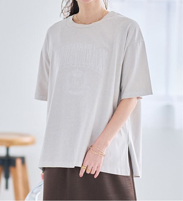 RANAN（ラナン）の「ヴィンテージライクロゴTシャツ（カットソー）」｜詳細画像