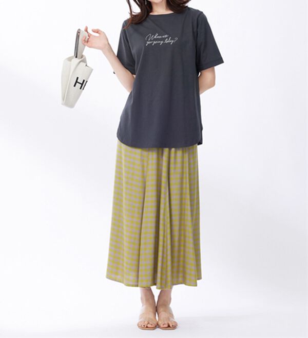 BELLUNA（ベルーナ）の「ヒンヤリ！着映えプリントプルオーバー（カットソー）」｜詳細画像