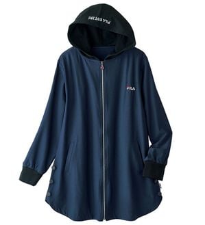 ルフラン（ルフラン）の「＜ＦＩＬＡ＞フード配色アウター（ブルゾン）」｜ネイビー