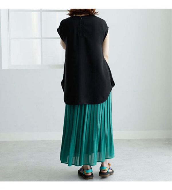 BELLUNA（ベルーナ）の「ジャカード楊柳ロゴプルオーバー（カットソー）」｜詳細画像