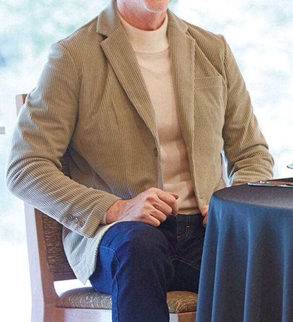 「シワになりにくいコーデュロイジャケット（メンズジャケット）」｜詳細画像